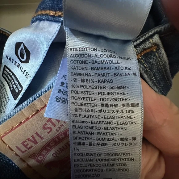 Levis Jeans 721 High Rise Skinny-Size 28 - Picture 7 of 7